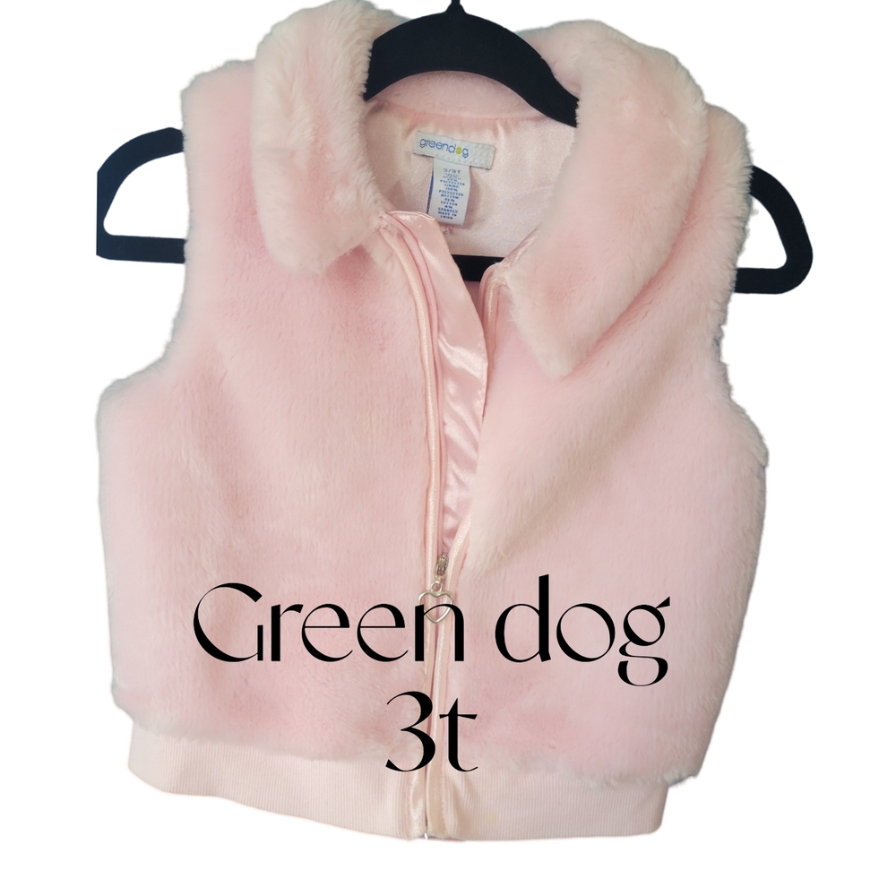 greendog Pink Kids Vest